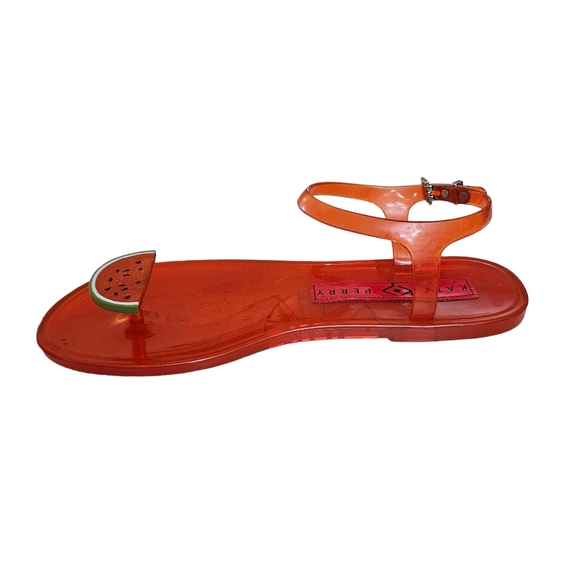 Katy Perry Collection The Geli Watermelon Sandals Size 8 Red - Picture 2 of 11